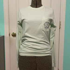 Light Green Ivory Ella Long-sleeve T-Shirt